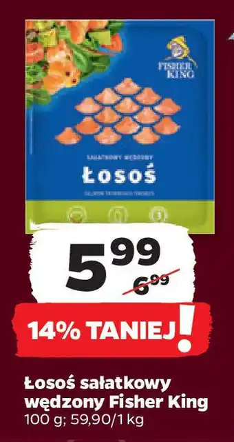 Netto Łosoś sałatkowy wędzony Fisher King oferta