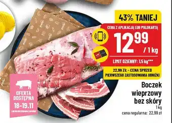 Polomarket Boczek wieprzowy surowy bez skóry oferta