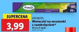 Lidl Woreczki na mrożonki z zamknięciem 1l Aromata oferta