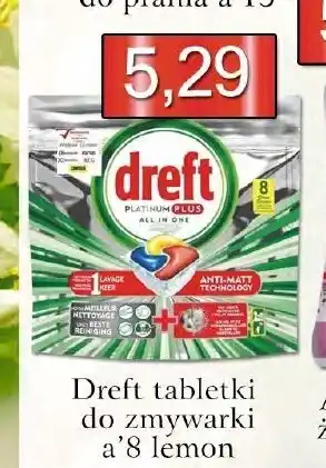 ADEKS Dreft tabletki do zmywarki lemon 8szt. oferta