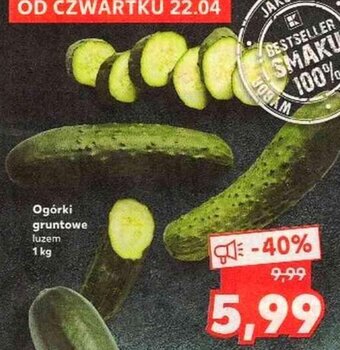 Kaufland Ogórki gruntowe 1kg oferta