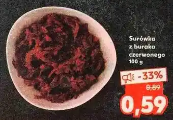 Kaufland Surówka z buraka czerwonego 100g oferta