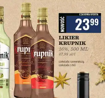 Biedronka Likier Krupnik Czekolada Z Chilli oferta