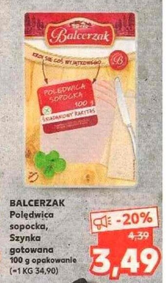 Kaufland Polędwica sopocka 100g oferta
