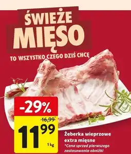 Intermarche Żeberka wieprzowe extra oferta
