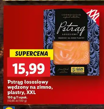 Lidl Pstrąg wędzony na zimno w plastrach Connoisseur oferta