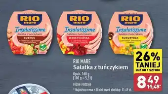 ALDI Sałatka z tuńczykiem z kukurydzą Rio mare insalatissime oferta