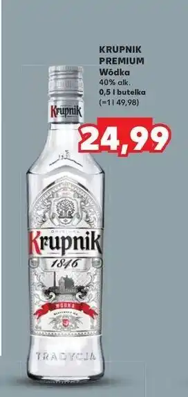 Kaufland Wódka Krupnik Premium oferta