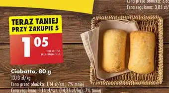 Biedronka Bułka ciabatta oferta