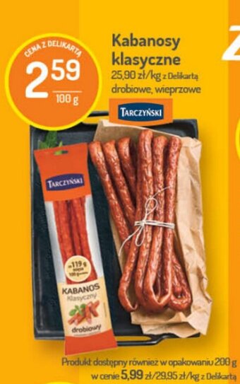 Delikatesy Centrum Kabanosy klasyczne 100g oferta