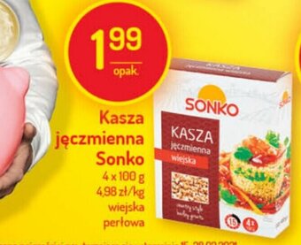 Delikatesy Centrum Kasza jęczmienna Sonko 4x100g oferta