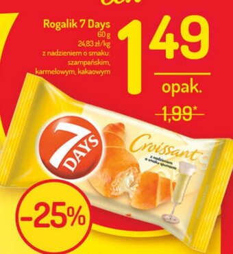 Delikatesy Centrum Rogalik 7Days 60g oferta