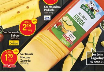Delikatesy Centrum Ser Gouda Mleczna Zagroda 100g oferta