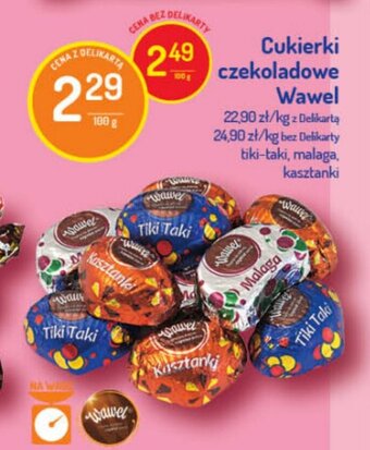 Delikatesy Centrum Cukierki czekoladowe Wawel 100g oferta