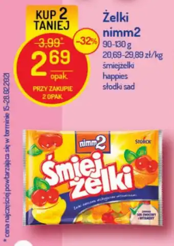 Delikatesy Centrum Żelki nimm2 90-130g oferta