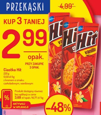 Delikatesy Centrum Ciastka Hit 220g oferta