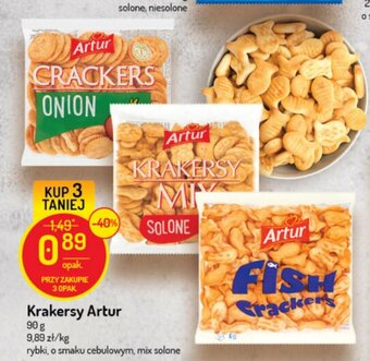 Delikatesy Centrum Krakersy Artur 90g oferta