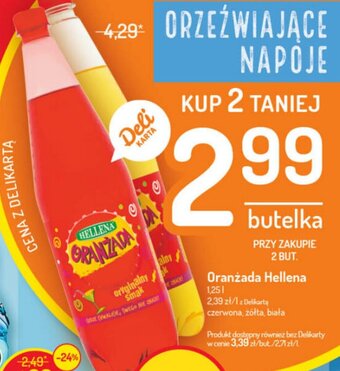 Delikatesy Centrum Oranżada Hellena 1,25l oferta