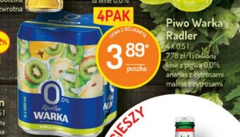 Delikatesy Centrum Piwo Warka Radler 500ml oferta