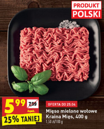 Biedronka Mięso mielone wołowe 400g oferta