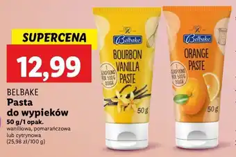 Lidl Pasta cytrynowa Belbake oferta