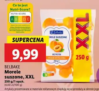 Lidl Morele suszone Belbake oferta