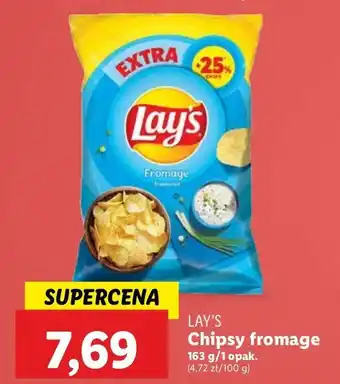 Lidl Chipsy fromage Lay's oferta