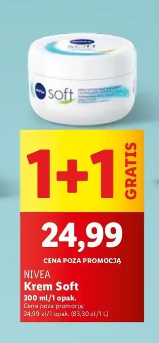 Lidl Krem do twarzy i ciała intensywnie nawilżający Nivea Soft oferta