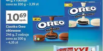 Auchan Ciastka choco blanco Oreo Banadas oferta