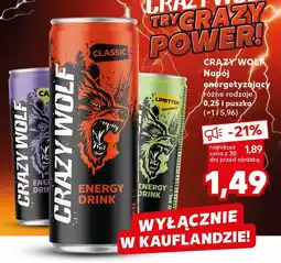 Kaufland Napój energetyczny cola Crazywolf oferta