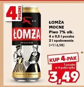 Kaufland Piwo Łomża Mocne oferta