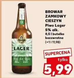 Kaufland Piwo Cieszyn Lager oferta