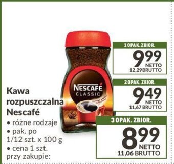 Makro Kawa rozpuszczalna Nescafé Classic 100g oferta