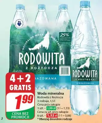 Dino Woda niegazowana Rodowita Z Roztocza oferta