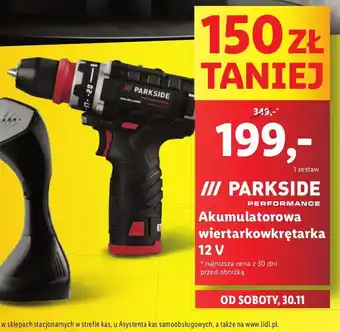 Lidl Wiertarko-wkrętarka 12v Parkside Performance oferta