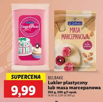 Lidl Masa marcepanowa Belbake oferta