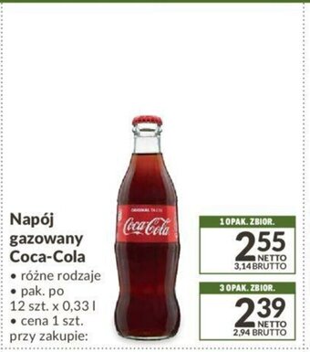 Makro Napój gazowany Coca-Cola 330ml oferta
