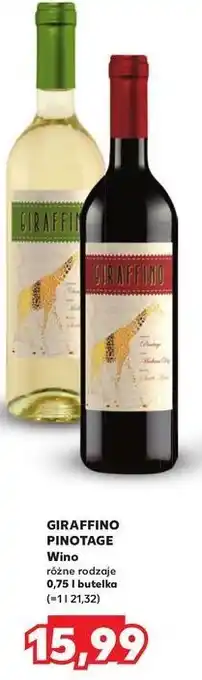 Kaufland Wino Giraffino oferta