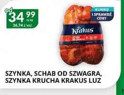 Eurocash Cash & Carry Słynka, Schab od szwagra, Słynka krucha Krakus Luz oferta