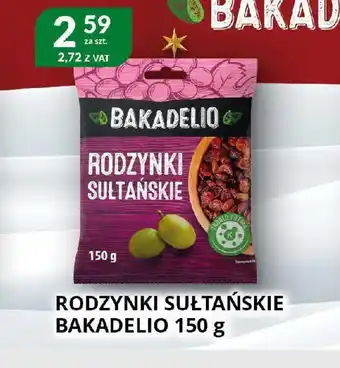 Eurocash Cash & Carry Rodzynki Sultańskie Bakadelio oferta