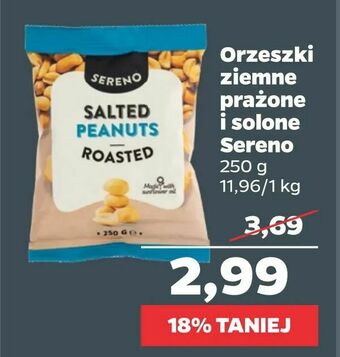 Netto Orzeszki ziemne prażone i solone Sereno oferta