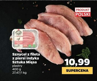Netto Sznycel z fileta z piersi indyka Sztuka Mięsa oferta