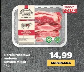 Netto Porcja rosołowa wołowa Sztuka Mięsa oferta