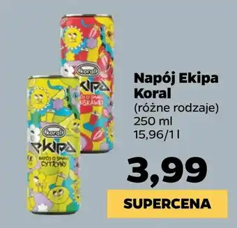 Netto Napój Ekipa Koral oferta