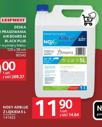 Selgros Noxy adblue z lejkiem oferta