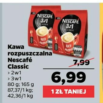 Netto Kawa rozpuszczalna Nescafé Classic oferta