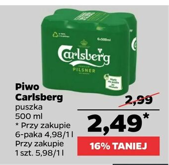 Netto Piwo Carlsberg oferta