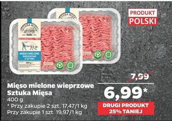 Netto Mięso mielone wieprzowe Sztuka Mięsa oferta