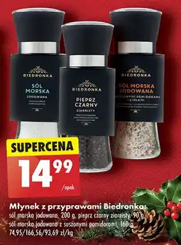 Biedronka Sól morska jodowana Biedronka oferta