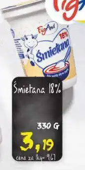 E.Leclerc Śmietana 18% 1 SZT 330 G oferta